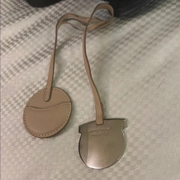 Salvatore Ferragamo Tan Leather Strap with Silver Accent - Picture 3 of 5